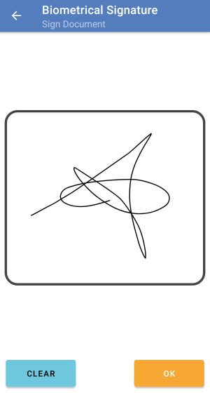Mockup de Doceo BioSign Forms para firma electrónica en HTML.