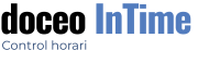 Icona de Doceo InTime per a control horari. Registre d’entrada i sortida de personal gratuït. Icona de Doceo InTime per a control horari. Registre d'entrada i sortida de personal gratuït.