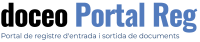 Logo Doceo Portal Reg, Registro de enrada y salida de documentos